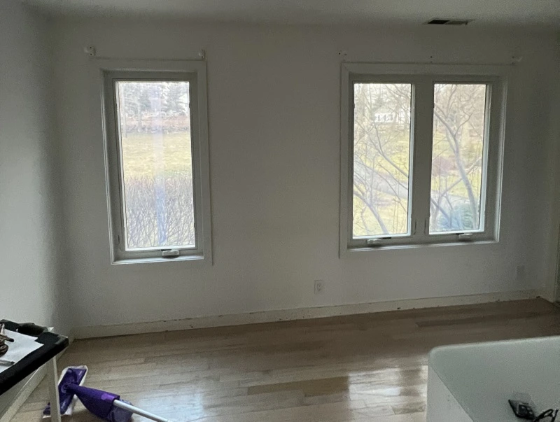New interior trim on these casement windows